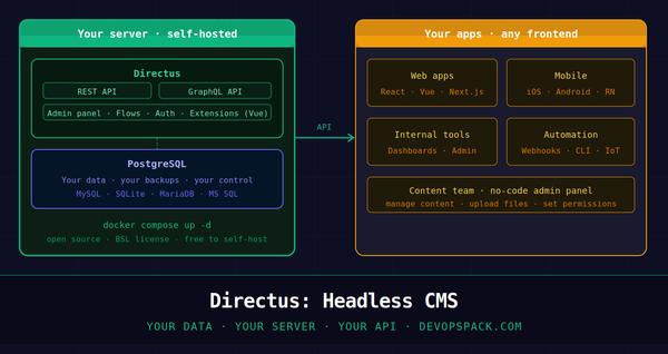 Directus: Open Source Headless CMS With Full Data Ownership